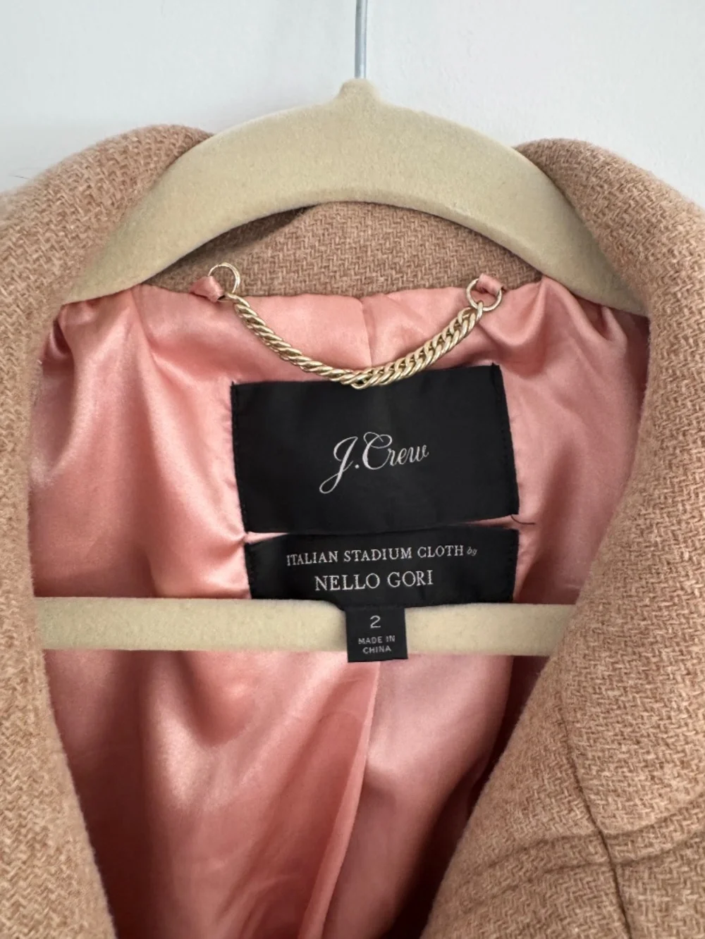 J.Crew Tan Coat